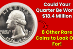 Could Your Quarter Be Worth $18.4 Million? 8 Other Rare Coins to Look Out For